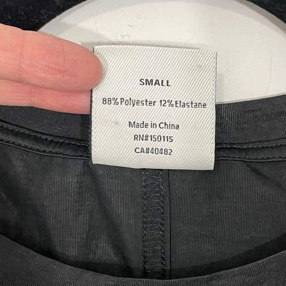 Varley Mariposa Tissue Jersey Tank Black Size SMALL - Picture 7 of 12